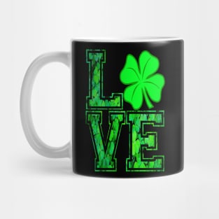 Ireland With Love and Luck A Beautiful Design Featuring, Irish Culture ,and Four-Leaf Clovers Mug